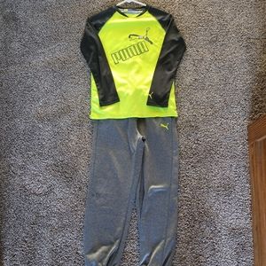 Boys Puma lomg sleeve set 10/12